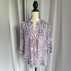 Rebecca Taylor Printed Blouse